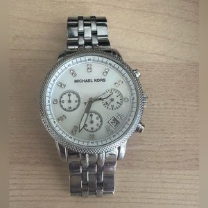 Michael Kors Women's Ritz Silver-Tone Watch MK5020